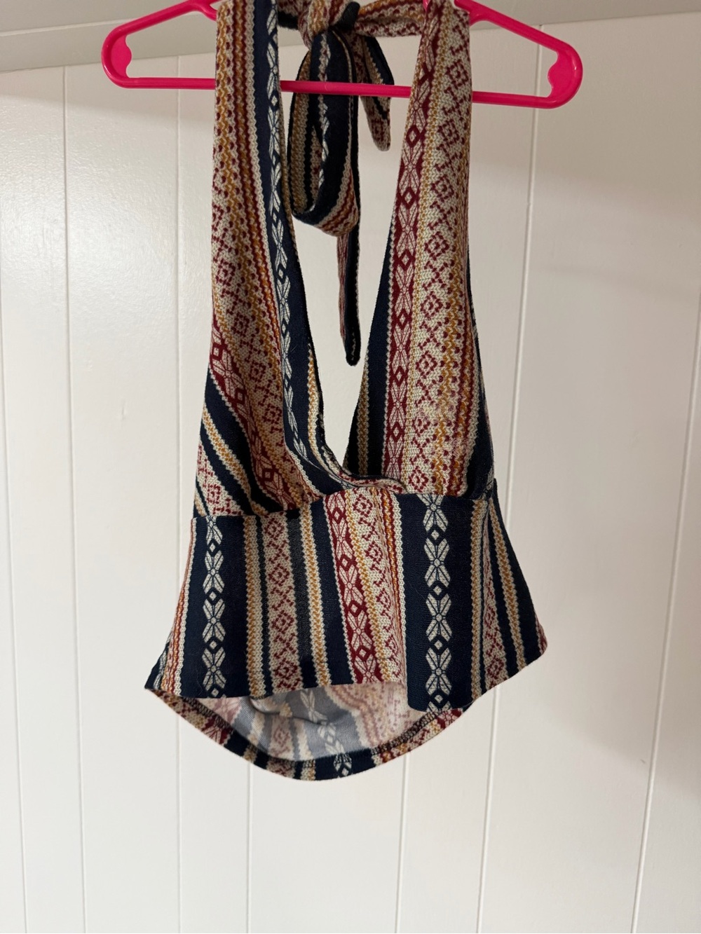 Woven Multicolor Stripe Women’s Shirt